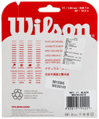 Wilson Sporting Goods Nxt Tennis String Set, Black, 17-Guage