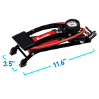 Franklin Sports Air Pump With High-Pressure Foot Pedal For Sports Balls, Bikes, Inflatables And More - Compact And Heavy Duty
