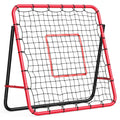 Rebounder Net with Quick-Switch Angle, Soccer/Baseball/Volleyball Pitchback Trainer for Control & Passing Practice, Easy Setup G