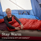 Coleman Sleeping Bag-Tidelands 40 Mummy Sleeping Bag For Adults