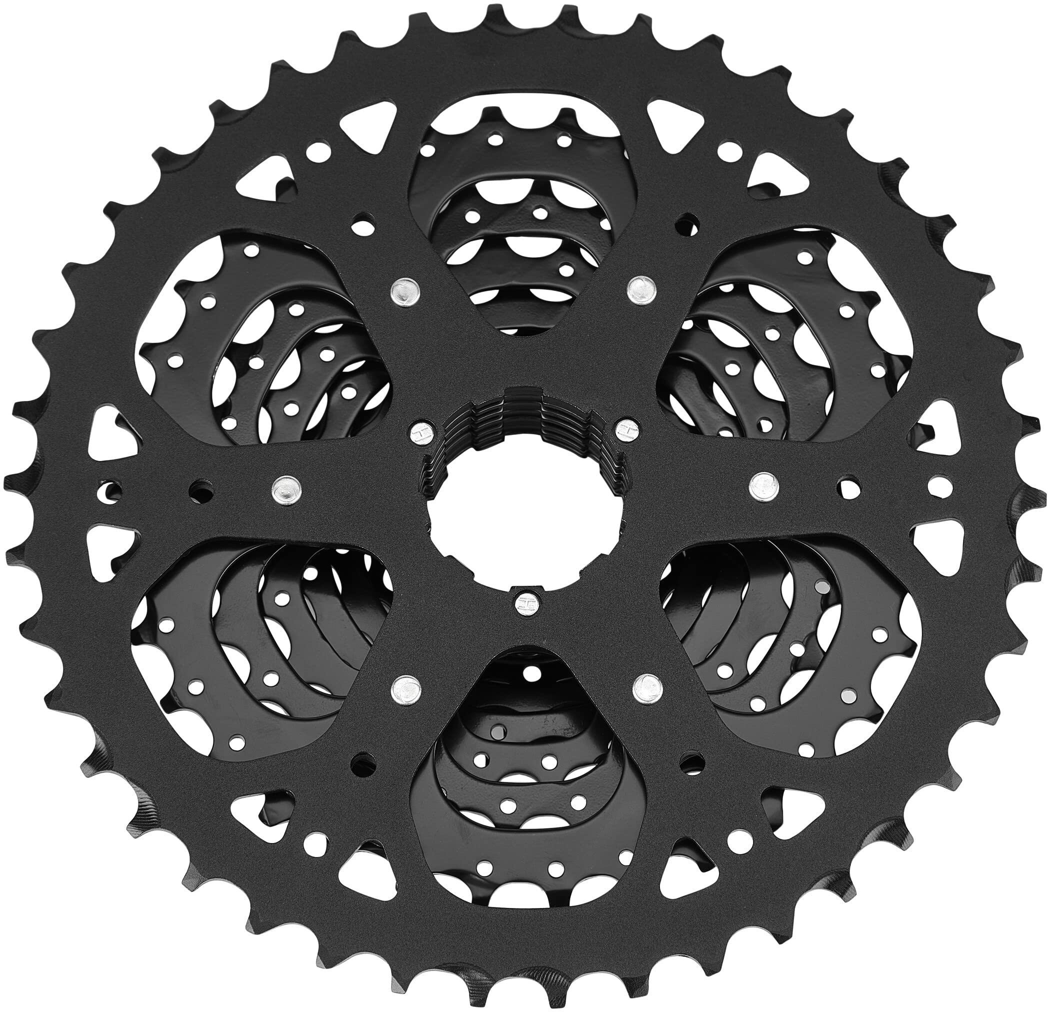 Microshift Advent Cassette 11-42T 9-Speed Black Ed Coated