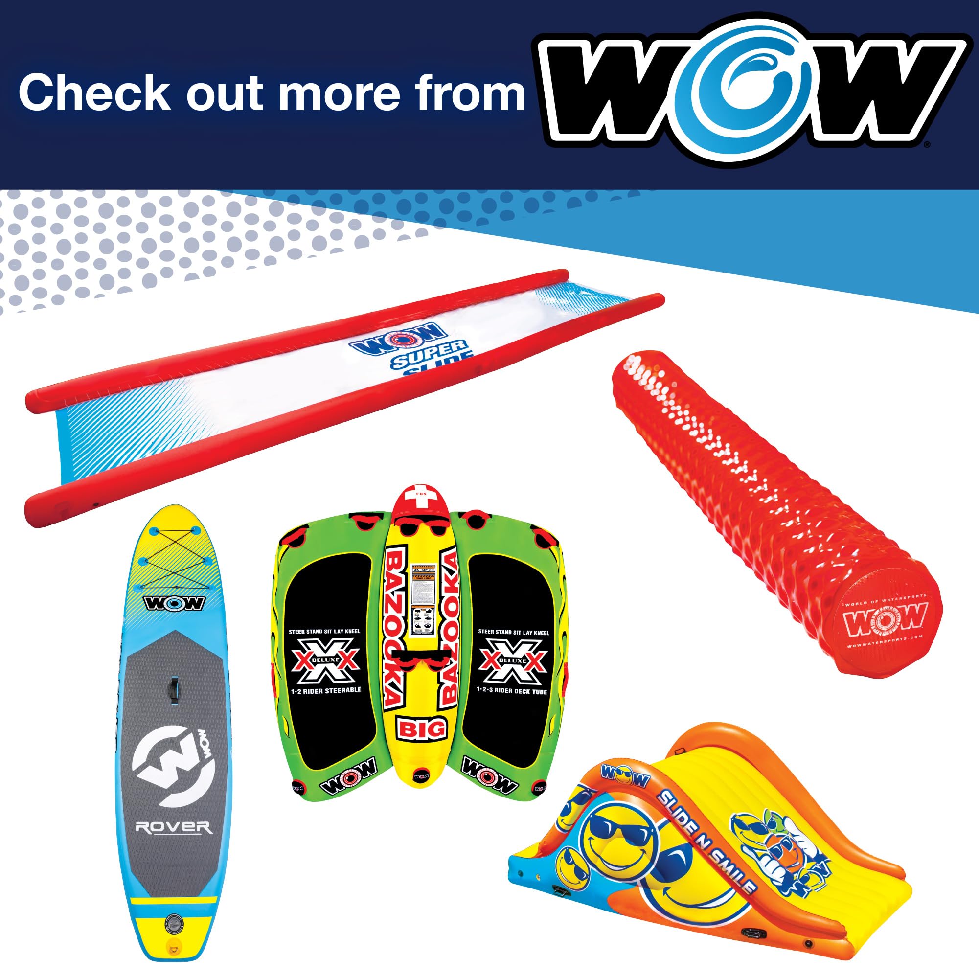 Wow Sports World Of Watersports Coupe Cockpit 1 Or 2 Person Inflatable Towable Cockpit Tube For Boating, 15-1030