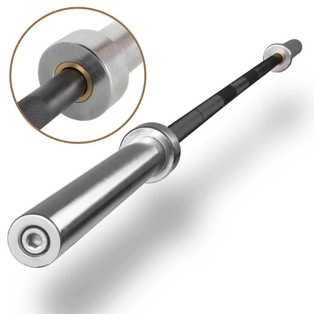 Xmark 7 Ft Weight Bar, Olympic Bar For Weightlifing, Olympic Weights And Bar Set Options Or Olympic Weight Lifing Barbell (00) B