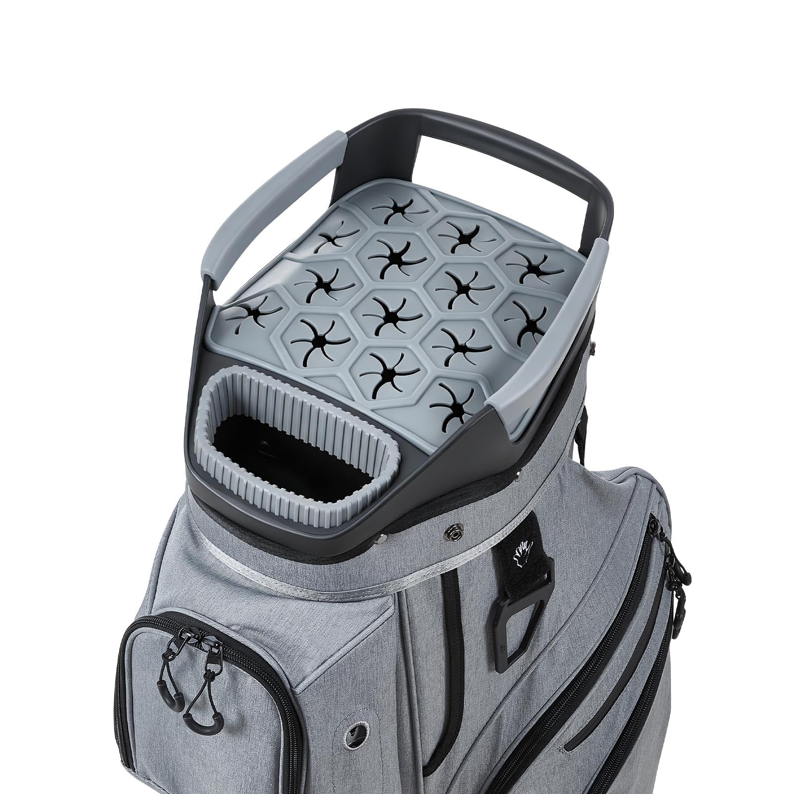 VEVOR Golf Cart Bag, 15 Way Top Divider Organizer, Grip-Locking Bottom Golf Club Bag with Full-Length Divider, Rain Hood, Storag
