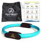 ProBody Pilates Fitness Circle - 14 Inch Pilates Ring for Yoga and Other Workouts, Focusing on Toning Inner Thighs, Arms, Core a