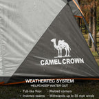 Camel Crown Tents For Camping 6 Person Tent Waterproof Easy Setup Backpacking Tents With Floor Mats 3/4/5/6 Person Family Tent F