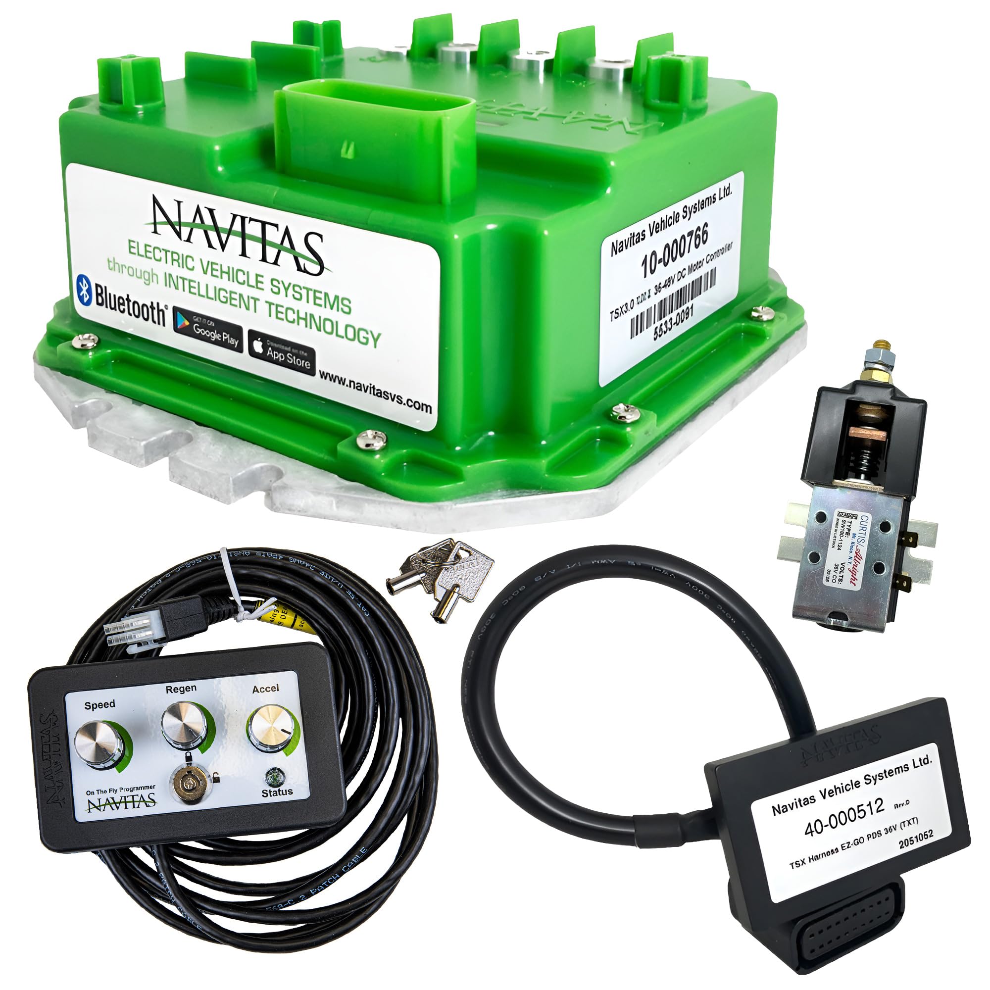 Navitas 600 Amp TSX3.0 DC Controller Compatible with EZGO TXT PDS (2000-2010) | 36-48V Upgraded Golf Cart Speed & Torque Control