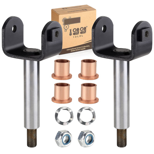 10L0L Complete Front End King Pin Kit For Club Car Precedent 2004-Up Gas/Electric Golf Cart, Oem# 102287201 103638601 103638801