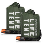 Go Time Gear Life Tent Emergency Survival Shelter - 2 Person Emergency Tent - Use As Survival Tent, Emergency Shelter, Tube Tent