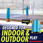 Nibiru Sport Ping Pong Paddles Set - Table Tennis Rackets And Balls, Retractable Net With Posts And Storage Case - Pingpong Padd