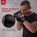 LIBERLUPUS MMA Gloves Sparring for Men- Open Palm Training Gloves for Grappling, Kickboxing, Muay Thai, Youth Self-Defense, Heav