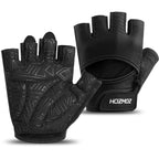 HOZMOZ Ventilated Weight Lifting Gloves, Thick Padded Workout Gym Gloves with Full Palm Protection & Grip & Shock Absorption for