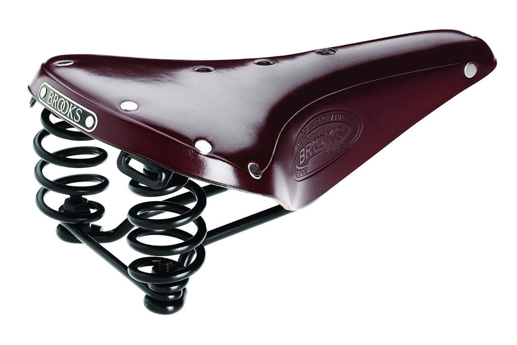 Brooks Saddles Men'S Flyer Bike Saddle, Antique Brown/Black Steel