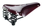 Brooks Saddles Men'S Flyer Bike Saddle, Antique Brown/Black Steel