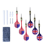 Dmi Sports Recreational Dartboard Cabinet Set - Includes Dartboard, Two Dart Sets, And Traditional Chalk Scoring