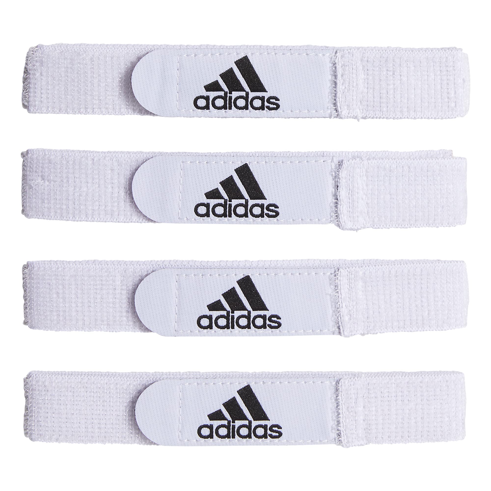 Adidas Soccer Shin Guard Straps, White