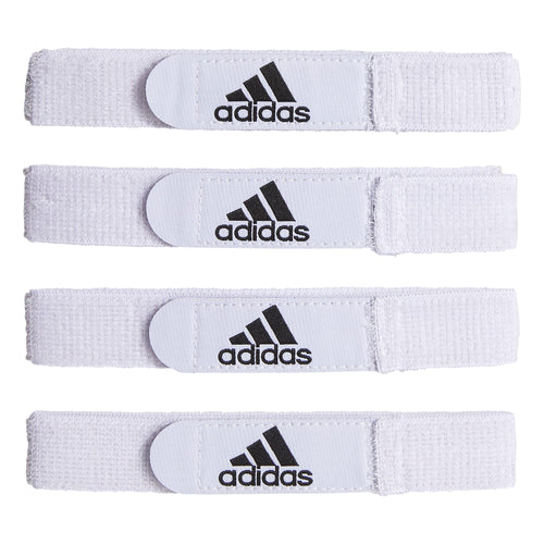 Adidas Soccer Shin Guard Straps, White