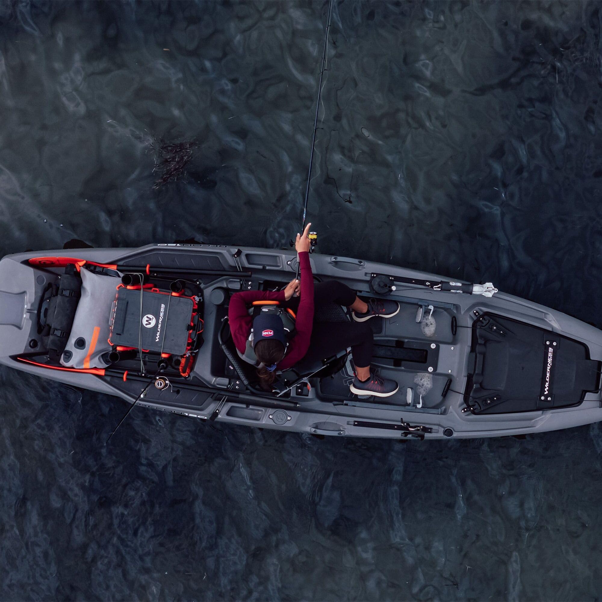 Wilderness Systems Recon 120 - Sit On Top Fishing Kayak - 360 Degree Aces Seat - 12 Ft - Ranger Green
