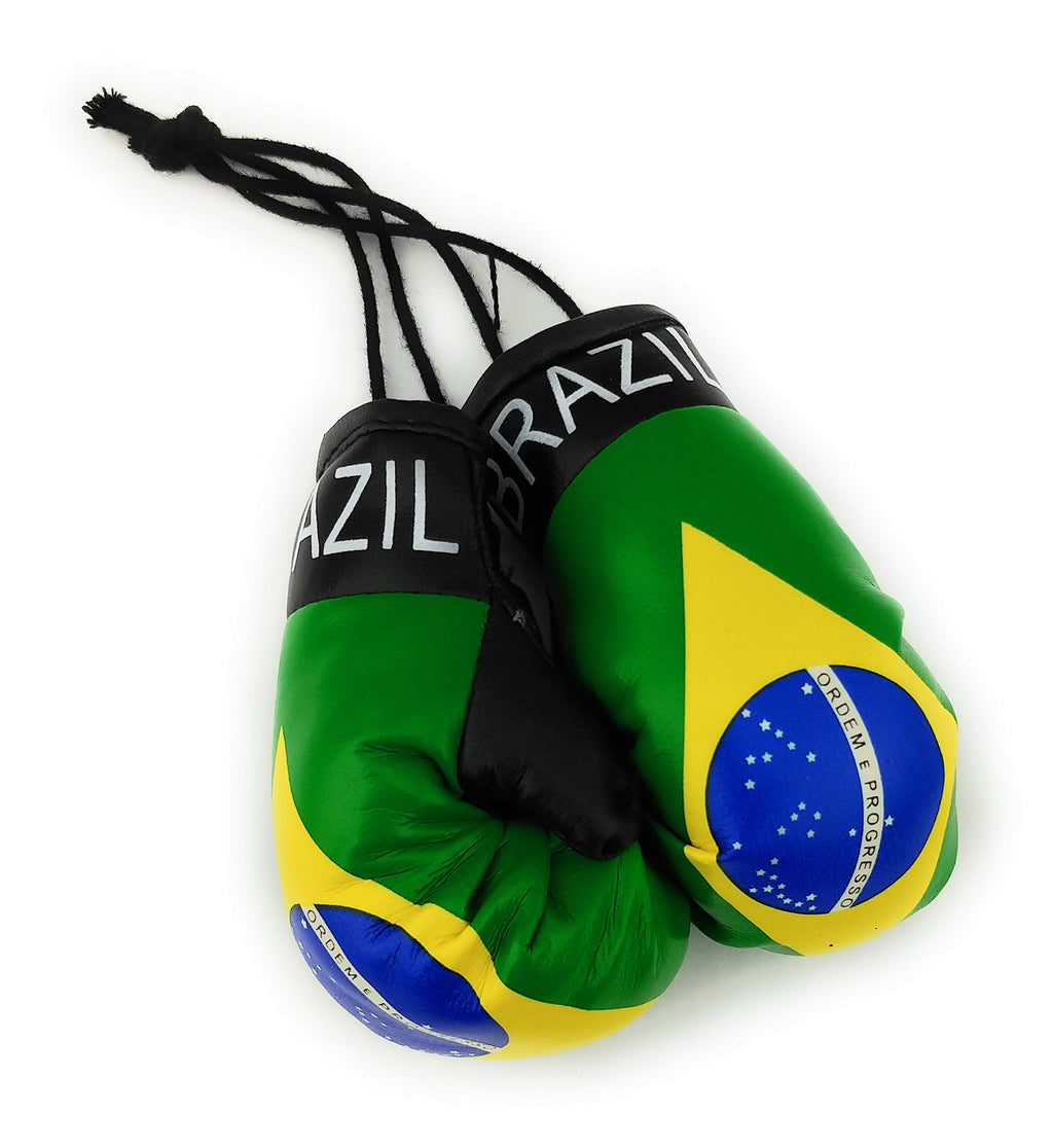 Red Hat Ent Hanging Car Mirror Mini Boxing Gloves (Brasil)