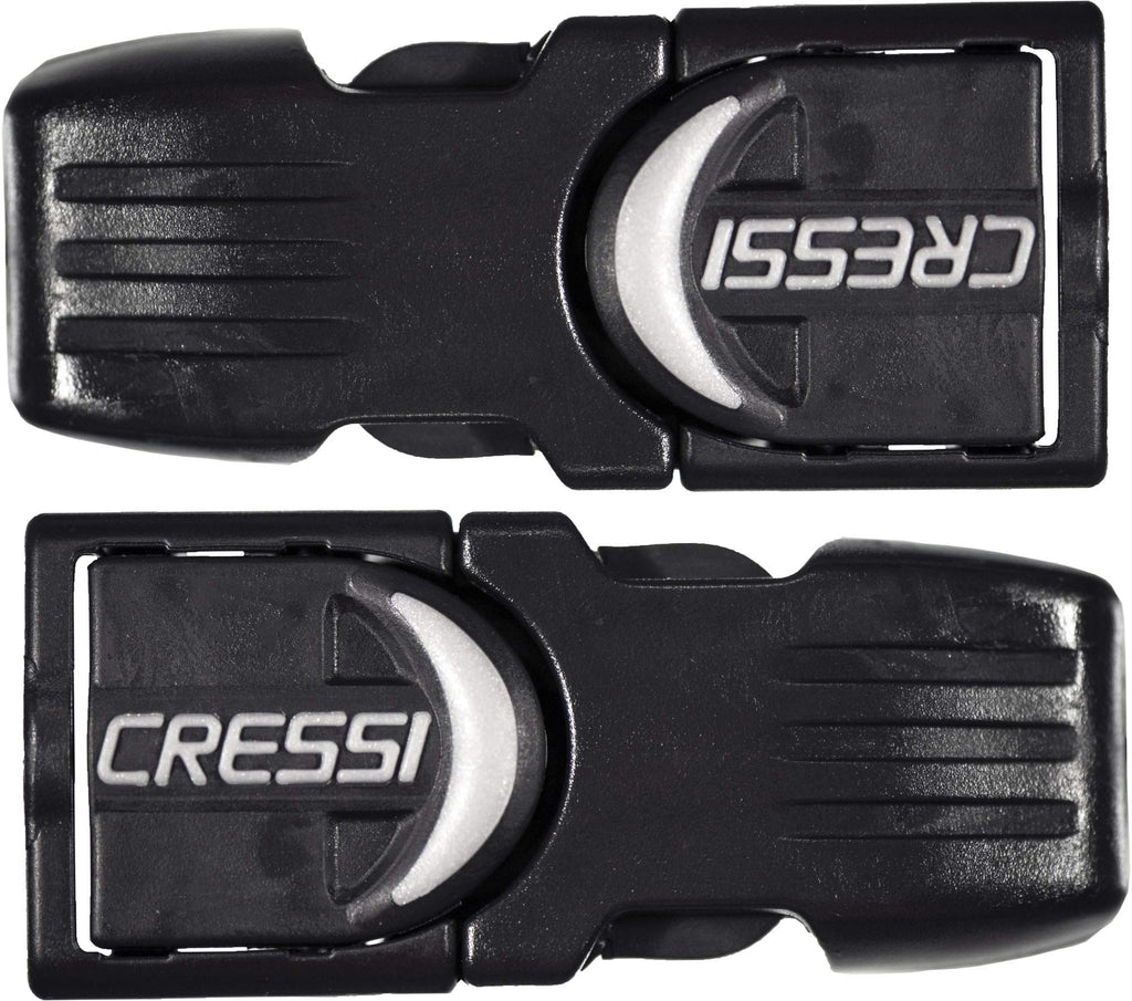 Cressi Buckles For Fins, Black, Frog - Master Frog - Pro Light - Thor