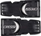 Cressi Buckles For Fins, Black, Frog - Master Frog - Pro Light - Thor