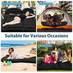 Iswees Car Air Mattress,Camping Air Mattresses,Car Bed,Suv Air Mattress With Electric Pump,Two Piers And 2 Pillows,Car Inflatabl