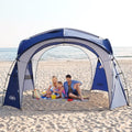 Unp Easy Sun Shelter Beach Tent Pop Up Canopy Event Cabana Upf 50+ Shade Tent 4-6 Person Rainproof, Waterproof For Camping Trips