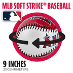 Franklin Sports Los Angeles Angels Mlb Team Baseball - Mlb Team Logo Soft Baseballs - Toy Baseball For Kids - Great Decoration F