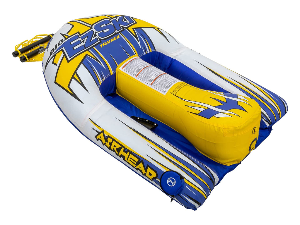 Airhead Ez Ski Towable Tube Water Ski Trainer,White/Blue/Yellow