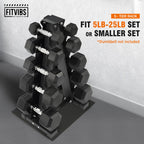 Fitvids Dumbbell Rack A-Frame Weight Rack For Home Gym 5 Tier