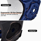 Coolomg Flag Football Helmet 7V7 Soft Shell Rugby Helmet Padded Headgear Soccer Goalie Goalkeeper Head Protector Adjustable For