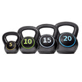 Yaheetech Kettlebell Sets 4 Piece Strength Training KettleBells Weight Set 5lb, 10lb, 15lb, 20lb Kettle Bell for Women & Men for