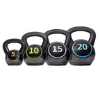 Yaheetech Kettlebell Sets 4 Piece Strength Training KettleBells Weight Set 5lb, 10lb, 15lb, 20lb Kettle Bell for Women & Men for