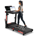 Sparnod Fitness Sth3085 Foldable Treadmill For Home Use  4 Hp Motor, 12 Preset Programs, 12 Km/H Speed, Manual Incline, Led Di