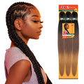 Sensationnel X-Pression Prestretched Braiding Hair - Kanekalon Flame Retardant Smooth Yaki Braid Hair Extension 3X 58 Inch (1 Pa