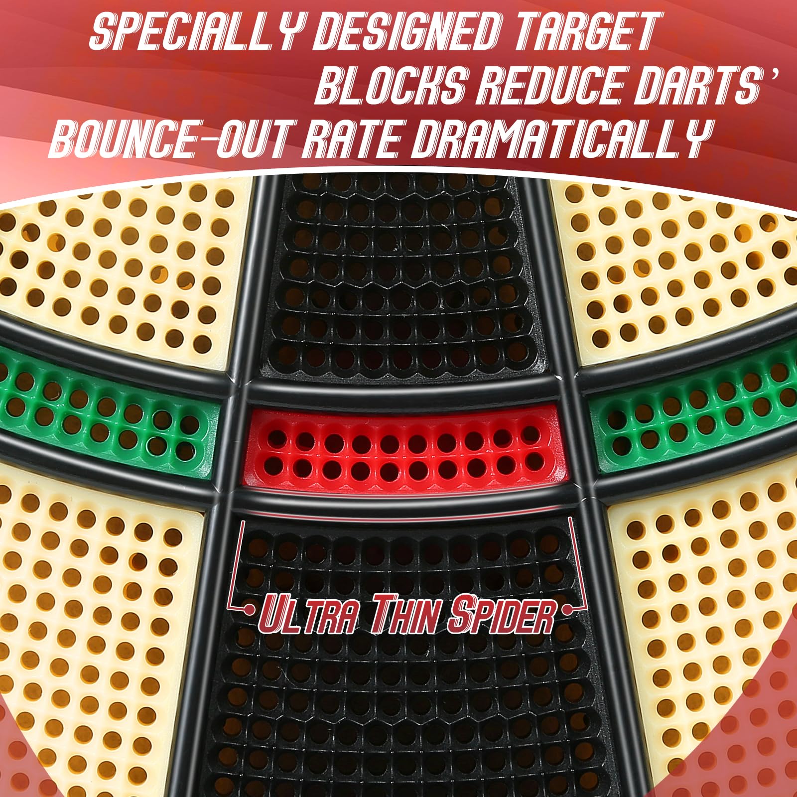 Electronic Dart Board, Soft Tip Dartboard Set 40 Games, 427 Variants Digital Electric Dart Boards With Colorful Led, 6 Darts, 10