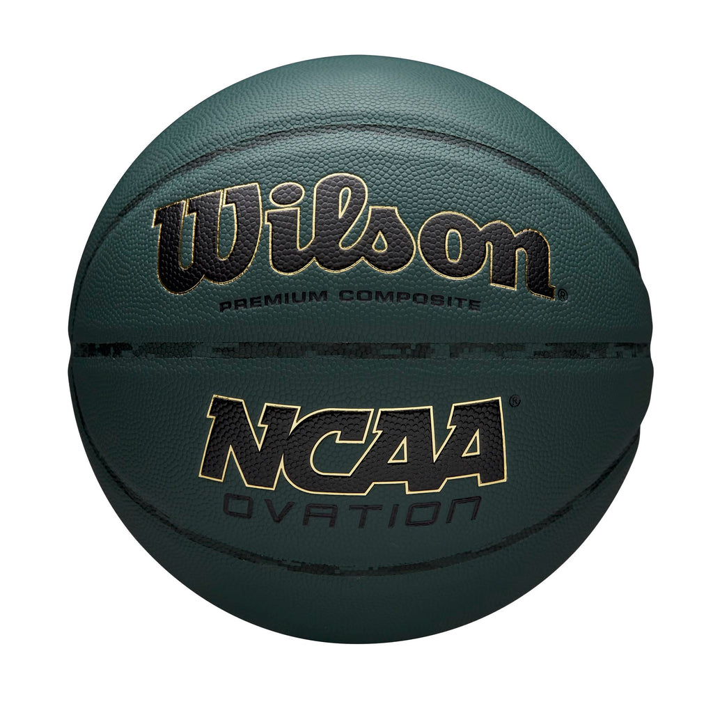 Wilson Ncaa Ovation Basketball - Green, Size 6-28.5''