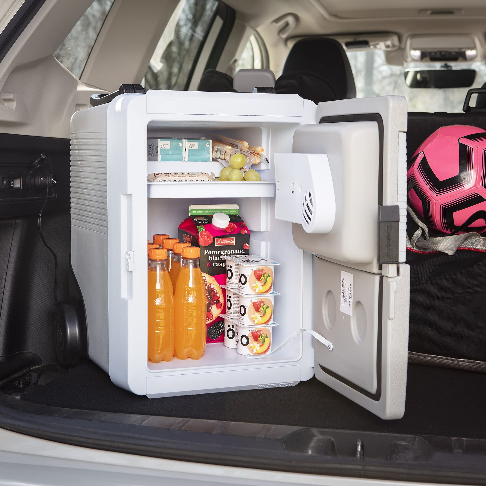 Koolatron Portable Cooler - Electric Cooler For Car, Camping, Travel, 12 V Insulated Hard Sided Refrigerator For Vehicle, Boat,