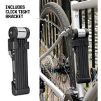 Kryptonite Kryptolok 610 S Folding Bike Lock, Compact Lightweight High Security Anti-Theft Foldable Bicycle Lock With 2 Keys And
