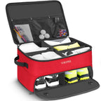 Yorepek 2 Layer Golf Trunk Organizer, Waterproof Car Golf Locker With Separate Ventilated Compartment For 2 Pair Shoes, Durable