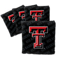 YouTheFan Officially-Licensed NCAA Texas Tech Red Raiders Set of 4 Cornhole Bags - All Weather Regulation 6    x 6    Size - 16o