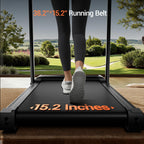 16% Incline Treadmill with Handle, 3-in-1 Portable Treadmills for Home and Office, Foldable Treadmills with 300 Lbs Weight Capac
