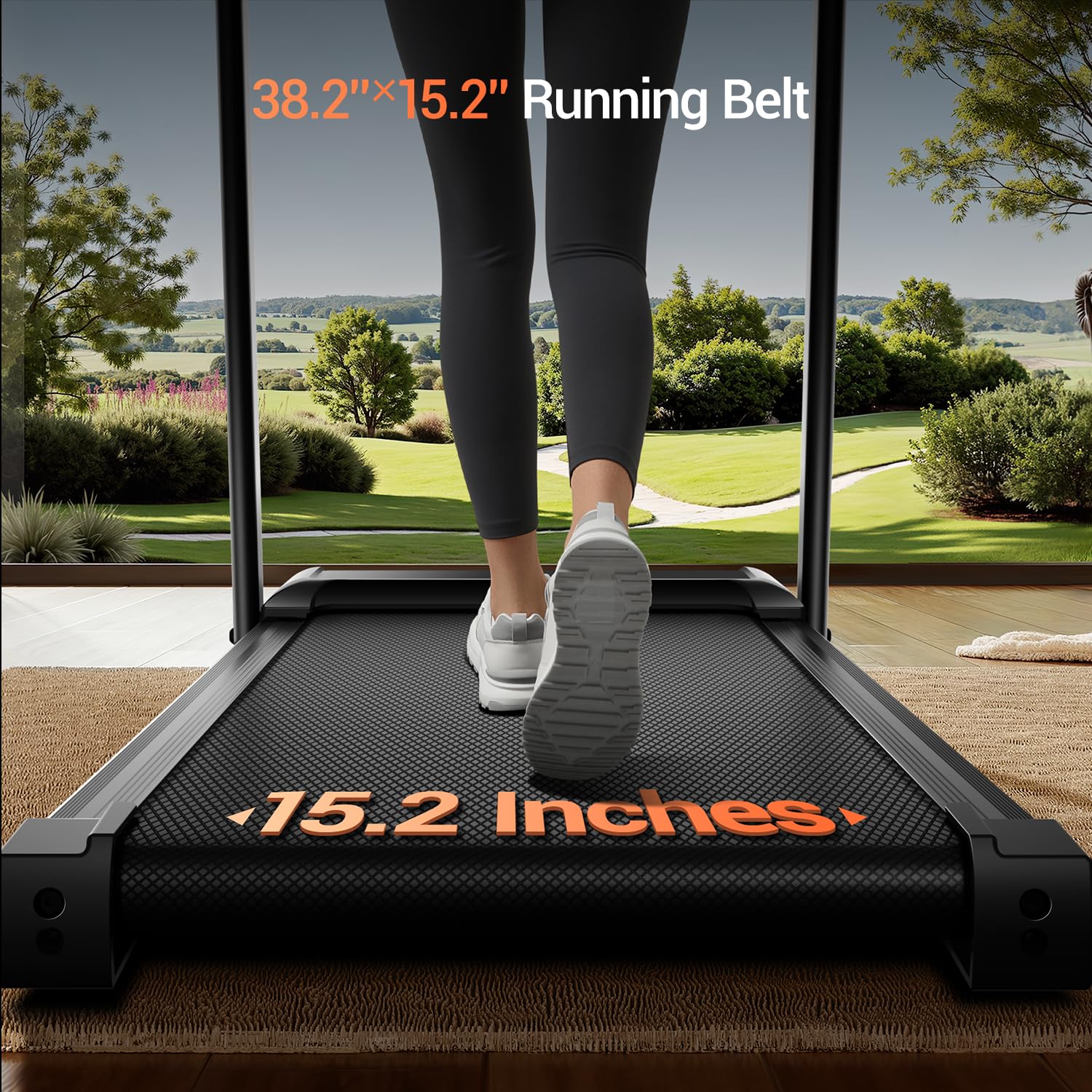 16% Incline Treadmill with Handle, 3-in-1 Portable Treadmills for Home and Office, Foldable Treadmills with 300 Lbs Weight Capac