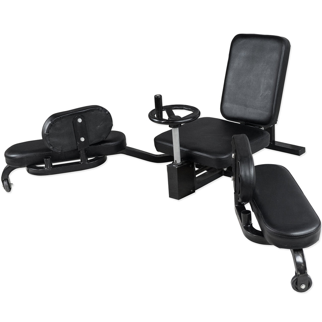 Valor Fitness Adjustable Leg Stretcher Adductor Machine -Leg Split Flexibility Training Equipment - 180 Degrees - Stretching Hom