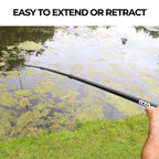 Izzo Golf The Claw Golf Ball Retriever - 15Ft Extension Retriever For Retrieving Golf Balls, Black