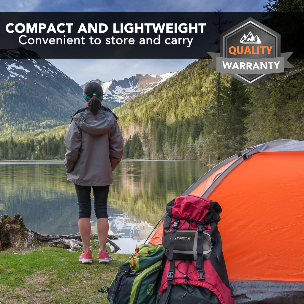 Iforrest Sleeping Bag For Adults - Cold Weather Camping Bed (All Seasons) - Extra-Wide & Warm, Best Waterproof Backpacking Gear