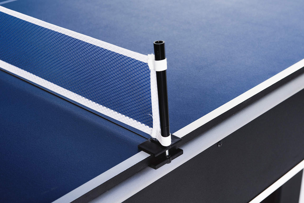 Rack Scorpius 7-Foot Multi Game Billiard/Pool With Table Tennis (Red Felt With Black Body) - The Ultimate Entertainment For Frie