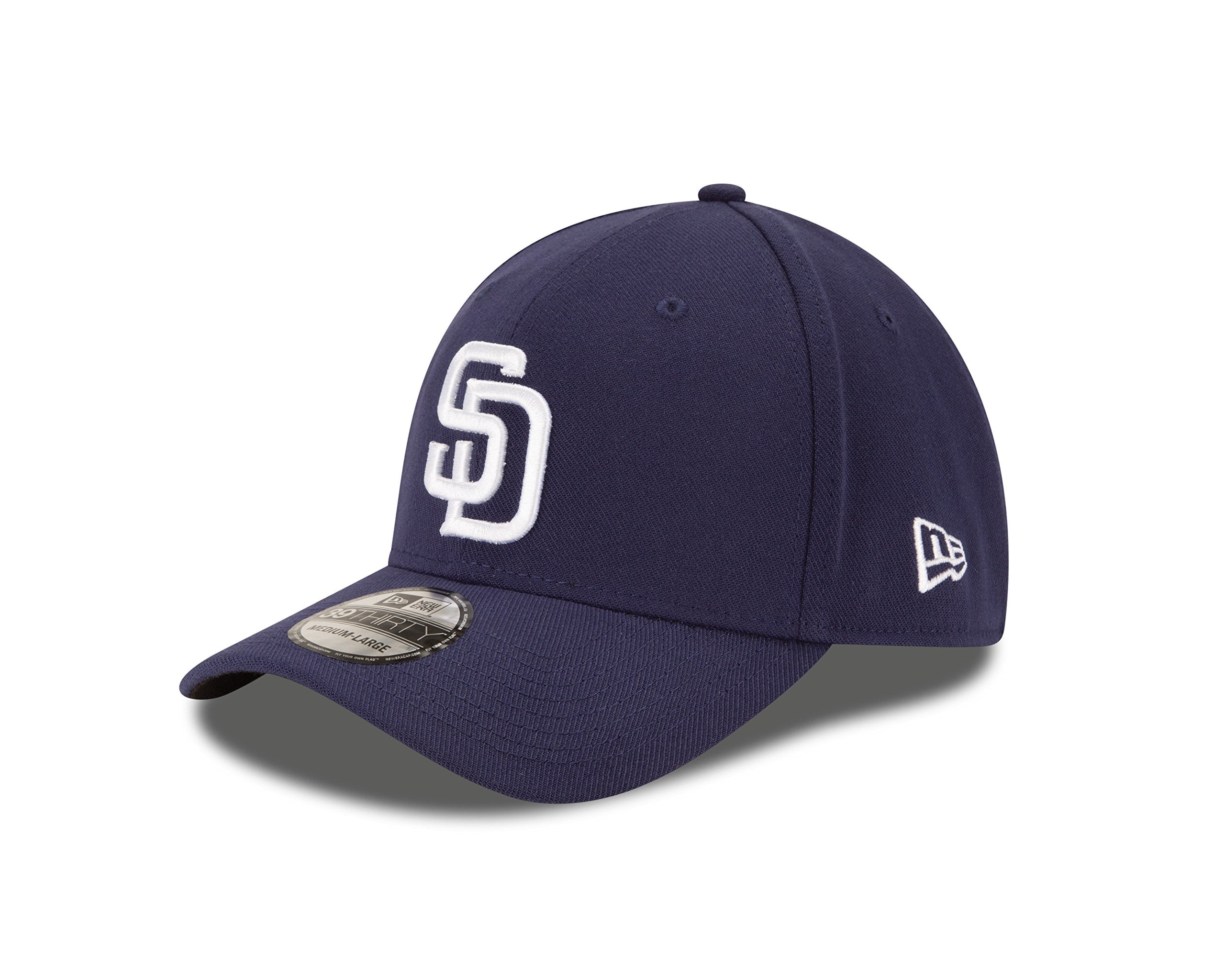 Mlb San Diego Padres Team Classic Game 39Thirty Stretch Fit Cap, Blue, Medium/Large