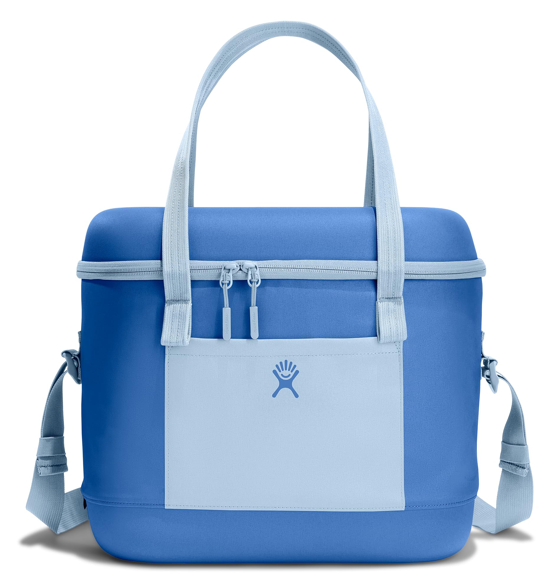 Hydro Flask Cooler Bag - Insulated Portable Soft Cooler - 20 L Capacity in Cascade and Surf Blue