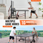Vevor Ping Pong Table, Professional Table Tennis Game, Indoor/Outdoor All Weather Aluminum Table Tennis Table, Portable Foldable